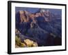 Arizona, North Rim, Evening Light on Flat-Topped Deva Temple and Brahma Temple-John Barger-Framed Photographic Print