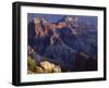 Arizona, North Rim, Evening Light on Flat-Topped Deva Temple and Brahma Temple-John Barger-Framed Photographic Print