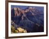 Arizona, North Rim, Evening Light on Flat-Topped Deva Temple and Brahma Temple-John Barger-Framed Photographic Print