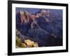 Arizona, North Rim, Evening Light on Flat-Topped Deva Temple and Brahma Temple-John Barger-Framed Photographic Print