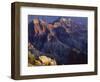 Arizona, North Rim, Evening Light on Flat-Topped Deva Temple and Brahma Temple-John Barger-Framed Photographic Print