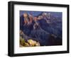 Arizona, North Rim, Evening Light on Flat-Topped Deva Temple and Brahma Temple-John Barger-Framed Photographic Print