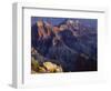 Arizona, North Rim, Evening Light on Flat-Topped Deva Temple and Brahma Temple-John Barger-Framed Photographic Print