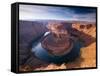 Arizona, Page, Horseshoe Bend Canyon and Colorado River, USA-Alan Copson-Framed Stretched Canvas