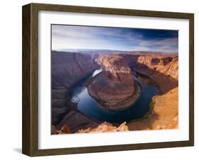 Arizona, Page, Horseshoe Bend Canyon and Colorado River, USA-Alan Copson-Framed Photographic Print