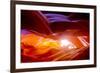 Arizona, Page, Upper Antelope Slot Canyon. Canyon Scenic-Jaynes Gallery-Framed Photographic Print