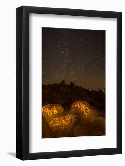 Arizona, Painted Rock Petroglyph Site. Rocks Covered with Petroglyphs-Cathy & Gordon Illg-Framed Photographic Print