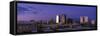 Arizona, Phoenix, Skyline at Dusk-null-Framed Stretched Canvas