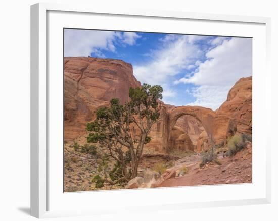 Arizona. Rainbow Bridge Arch in Glen Canyon National Recreation Area-Jaynes Gallery-Framed Photographic Print