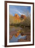 Arizona, Sedona, Crescent Moon Recreation Area, Red Rock Crossing, Cathedral Rock-Jamie & Judy Wild-Framed Premium Photographic Print