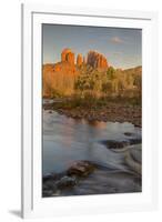 Arizona, Sedona, Crescent Moon Recreation Area, Red Rock Crossing, Cathedral Rock-Jamie & Judy Wild-Framed Premium Photographic Print