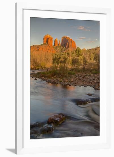 Arizona, Sedona, Crescent Moon Recreation Area, Red Rock Crossing, Cathedral Rock-Jamie & Judy Wild-Framed Premium Photographic Print