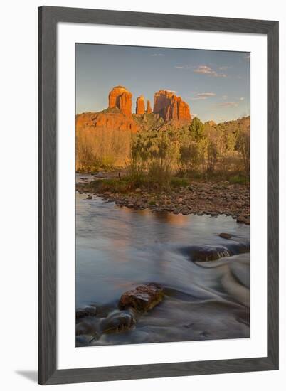 Arizona, Sedona, Crescent Moon Recreation Area, Red Rock Crossing, Cathedral Rock-Jamie & Judy Wild-Framed Premium Photographic Print