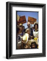 Arizona Sen. Barry Goldwater Campaignigg for Republican Presidential Nomination-Art Rickerby-Framed Photographic Print