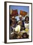 Arizona Sen. Barry Goldwater Campaignigg for Republican Presidential Nomination-Art Rickerby-Framed Photographic Print