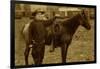 Arizona Sheriff With Revolver Ca 1880s-1890s.-J.C. Burge-Framed Art Print