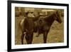 Arizona Sheriff With Revolver Ca 1880s-1890s.-J.C. Burge-Framed Art Print