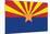 Arizona State Flag-null-Mounted Art Print