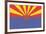 Arizona State Flag-Lantern Press-Framed Premium Giclee Print