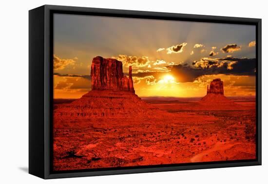 Arizona Sunrise-Jeni Foto-Framed Stretched Canvas