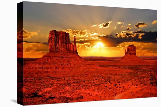 Arizona Sunrise-Jeni Foto-Stretched Canvas