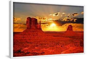 Arizona Sunrise-Jeni Foto-Framed Photographic Print