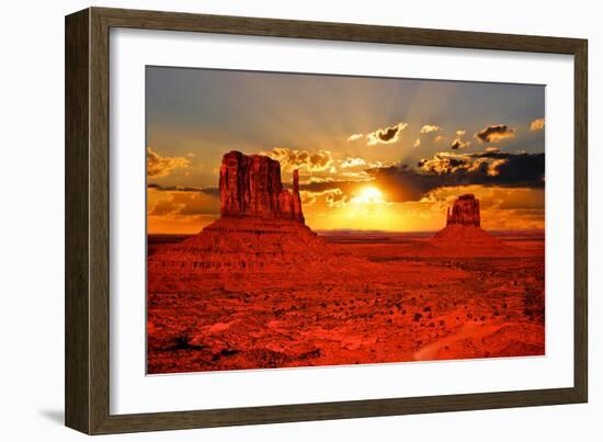 Arizona Sunrise-Jeni Foto-Framed Photographic Print