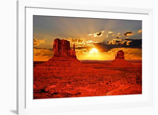 Arizona Sunrise-Jeni Foto-Framed Photographic Print