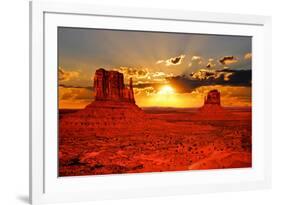 Arizona Sunrise-Jeni Foto-Framed Photographic Print