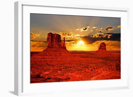 Arizona Sunrise-Jeni Foto-Framed Photographic Print