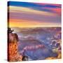 Arizona Sunset Grand Canyon National Park Yavapai Point USA-holbox-Stretched Canvas