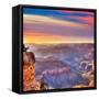 Arizona Sunset Grand Canyon National Park Yavapai Point USA-holbox-Framed Stretched Canvas
