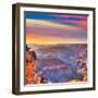 Arizona Sunset Grand Canyon National Park Yavapai Point USA-holbox-Framed Photographic Print