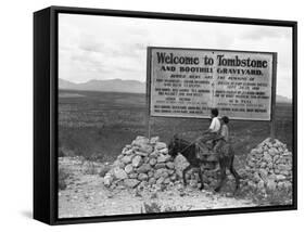 Arizona: Tombstone, 1937-Dorothea Lange-Framed Stretched Canvas