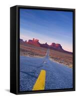 Arizona-Utah, Monument Valley, USA-Alan Copson-Framed Stretched Canvas