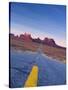 Arizona-Utah, Monument Valley, USA-Alan Copson-Stretched Canvas