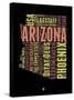 Arizona Word Cloud 1-NaxArt-Stretched Canvas