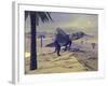 Arizonasaurus Dinosaur Walking in the Desert-Stocktrek Images-Framed Art Print