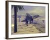 Arizonasaurus Dinosaur Walking in the Desert-Stocktrek Images-Framed Art Print