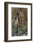 Arjuna and Nymph-Warwick Goble-Framed Photographic Print