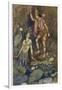 Arjuna and Nymph-Warwick Goble-Framed Photographic Print