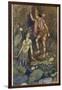 Arjuna and Nymph-Warwick Goble-Framed Photographic Print