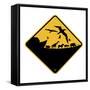 Ark Crossing Sign-J Hovenstine Studios-Framed Stretched Canvas