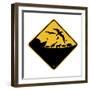 Ark Crossing Sign-J Hovenstine Studios-Framed Giclee Print