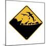 Ark Crossing Sign-J Hovenstine Studios-Mounted Giclee Print