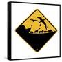 Ark Crossing Sign-J Hovenstine Studios-Framed Stretched Canvas