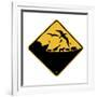 Ark Crossing Sign-J Hovenstine Studios-Framed Giclee Print