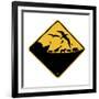 Ark Crossing Sign-J Hovenstine Studios-Framed Giclee Print