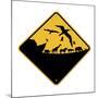 Ark Crossing Sign-J Hovenstine Studios-Mounted Giclee Print