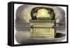 Ark of the Covenant and Mercy Seat of the Israelites-null-Framed Stretched Canvas